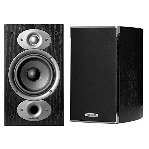 Polk Audio RTI A1 Bookshelf Speakers (Pair, Black)