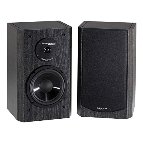 BIC America DV62si Bookshelf Speakers (Pair, Black)