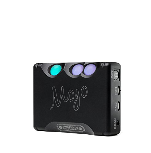 CHORD Electronics Mojo, ultimate DAC/Headphone Amplifier, USB, Coaxial, and Optical, Black